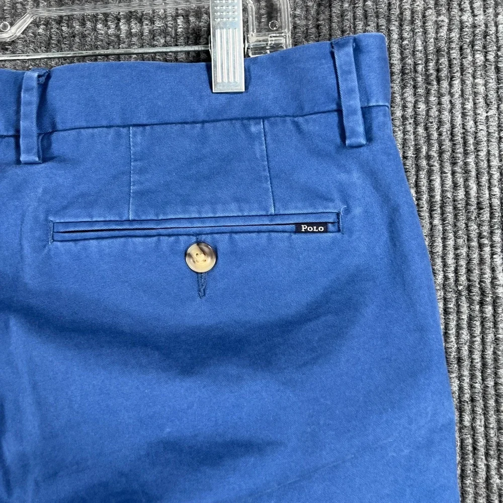 Polo Ralph Lauren Chino Pants Mens‎ 34x34 Blue Stretch Classic Fit Casual Golf